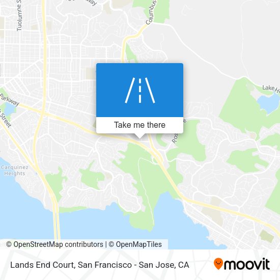 Mapa de Lands End Court
