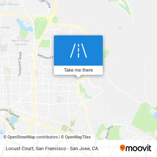Locust Court map