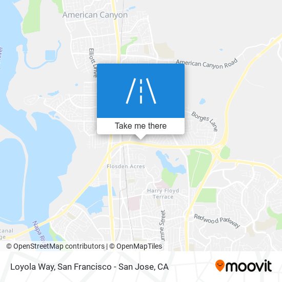 Loyola Way map