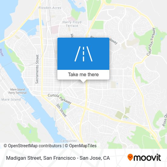 Mapa de Madigan Street