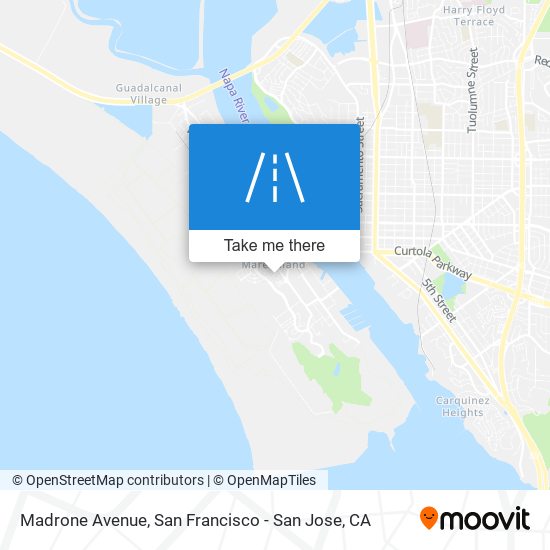 Madrone Avenue map