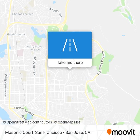 Masonic Court map