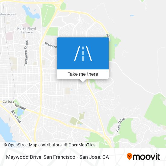 Maywood Drive map