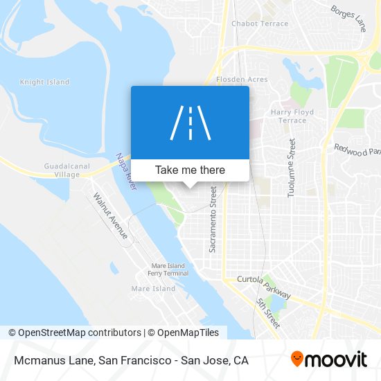 Mapa de Mcmanus Lane