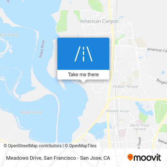 Meadows Drive map