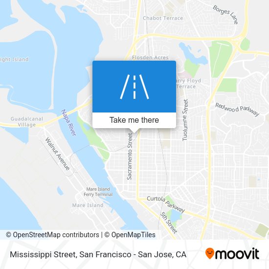 Mississippi Street map