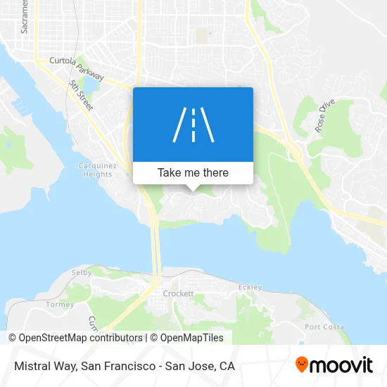 Mistral Way map