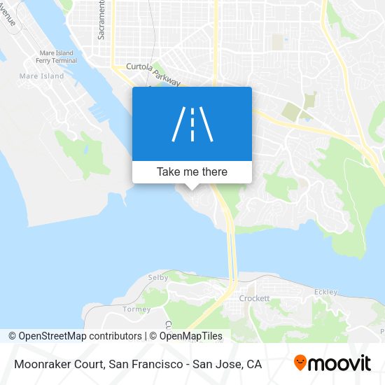 Mapa de Moonraker Court