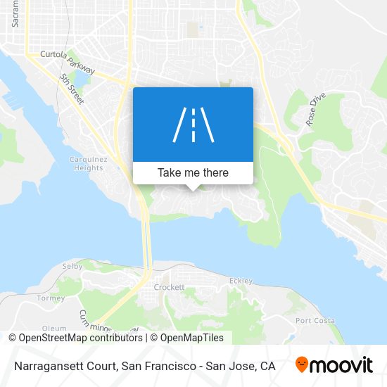 Mapa de Narragansett Court
