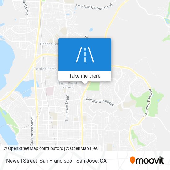 Newell Street map