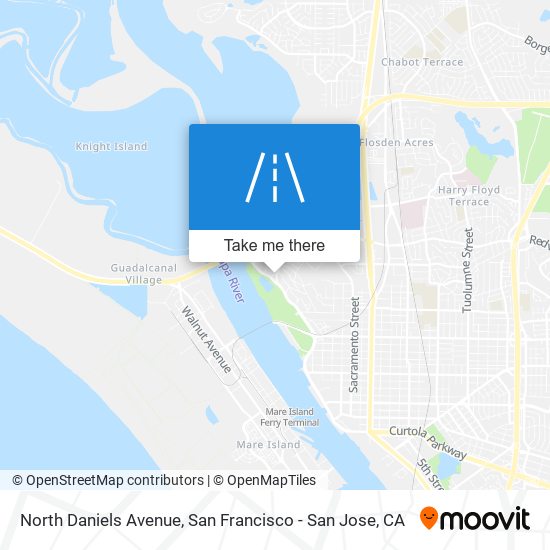 North Daniels Avenue map