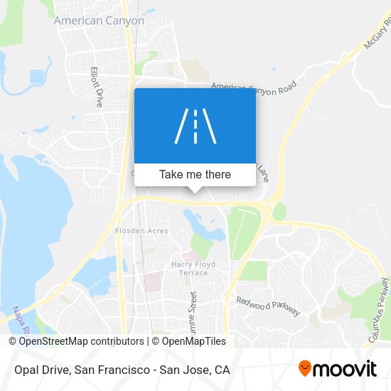 Mapa de Opal Drive