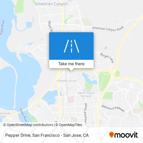 Pepper Drive map