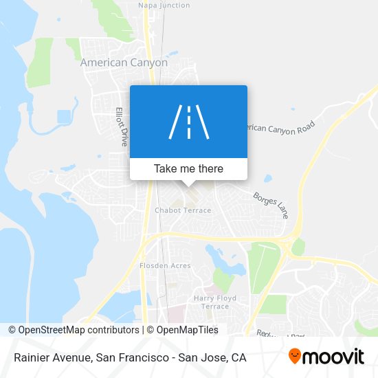 Mapa de Rainier Avenue
