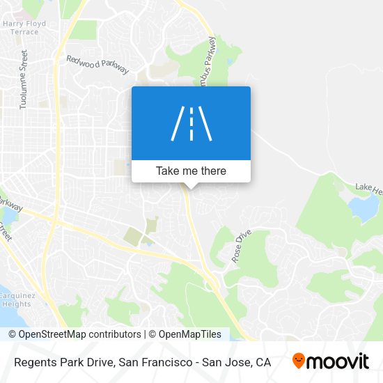 Regents Park Drive map