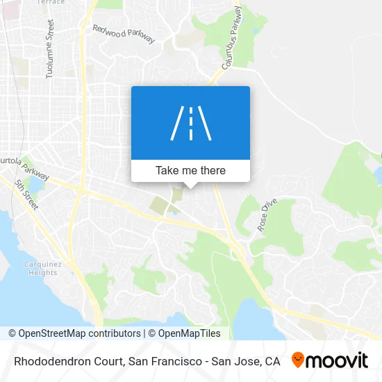 Rhododendron Court map
