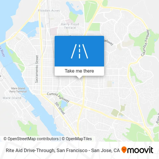 Rite Aid Drive-Through map