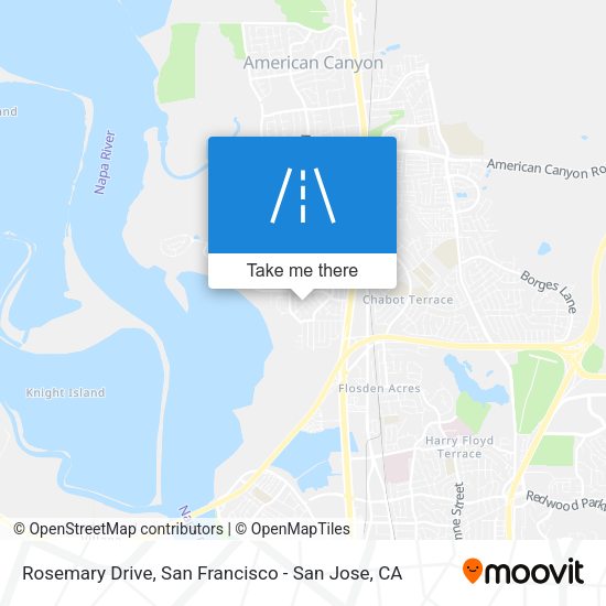 Mapa de Rosemary Drive