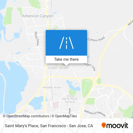 Saint Mary's Place map