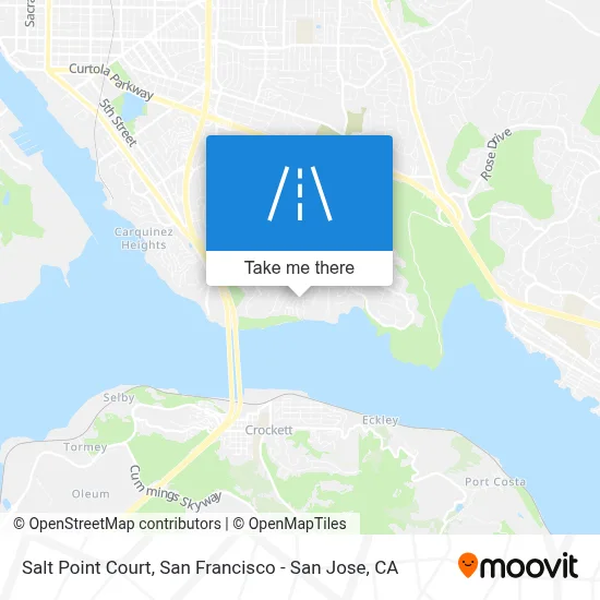 Salt Point Court map