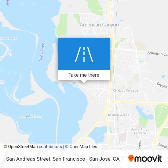 San Andreas Street map