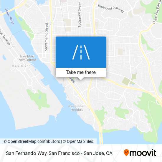 San Fernando Way map