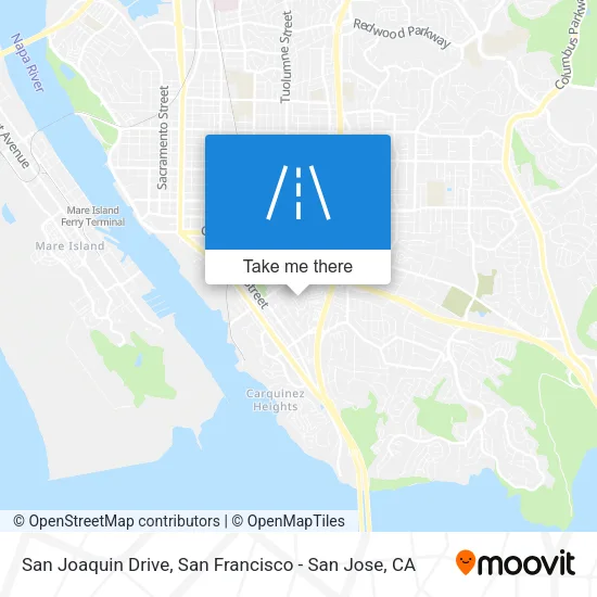 San Joaquin Drive map
