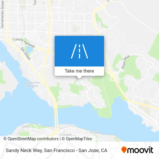 Sandy Neck Way map