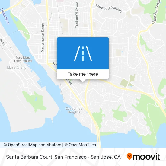 Santa Barbara Court map