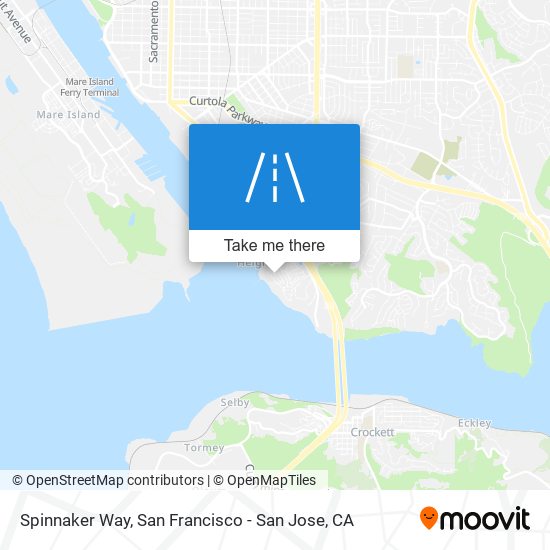 Spinnaker Way map