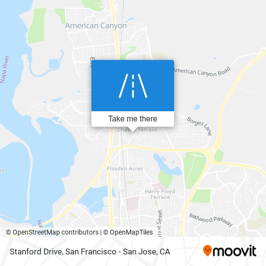 Stanford Drive map