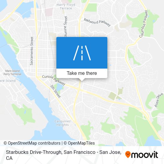 Starbucks Drive-Through map