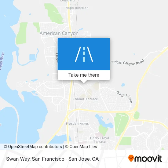 Swan Way map