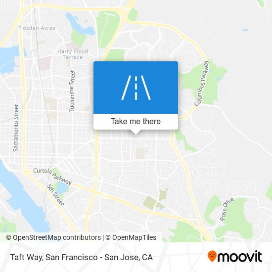 Taft Way map