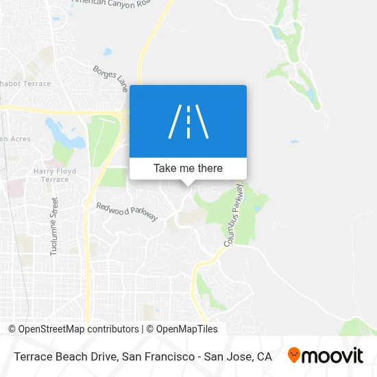 Terrace Beach Drive map