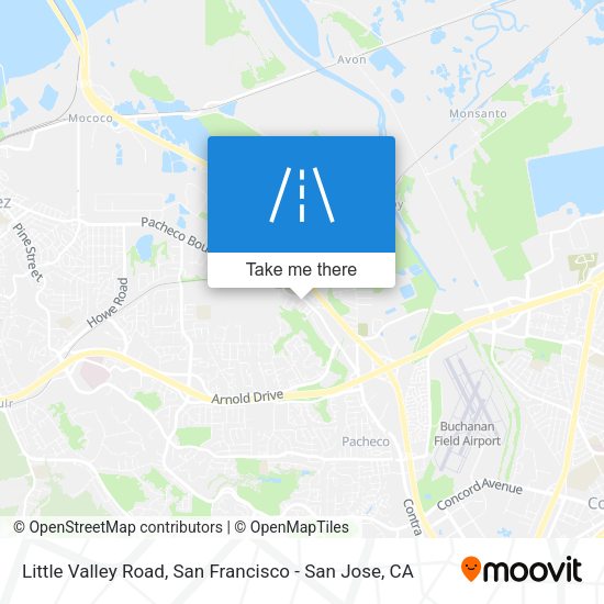 Mapa de Little Valley Road