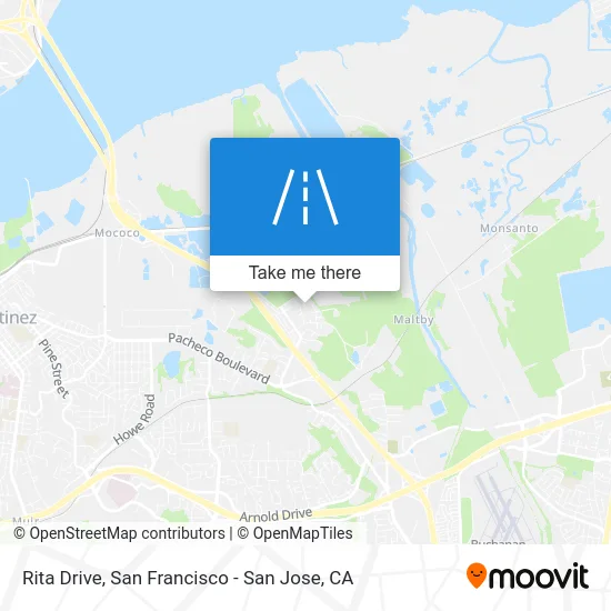 Rita Drive map