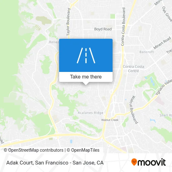 Adak Court map