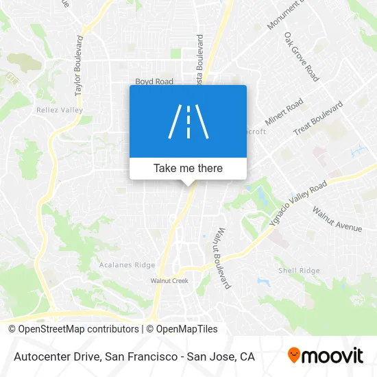 Autocenter Drive map