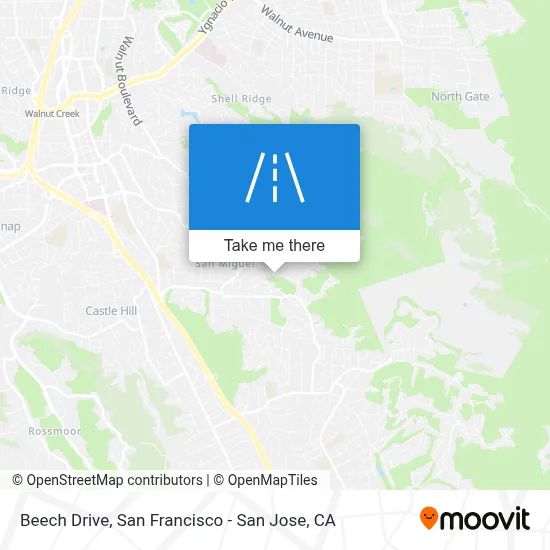 Beech Drive map