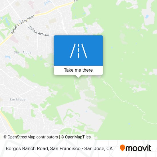 Borges Ranch Road map