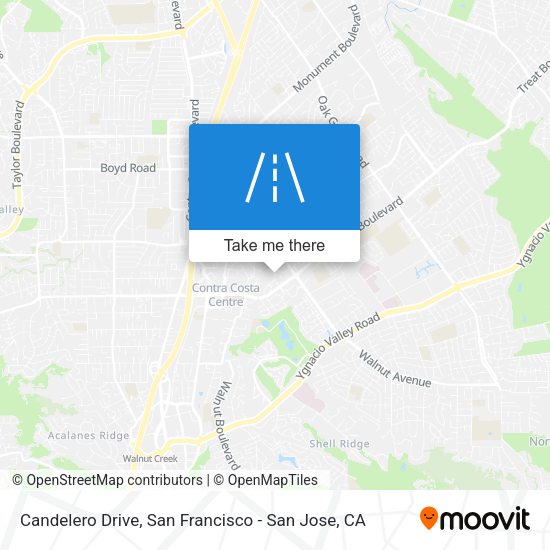 Mapa de Candelero Drive