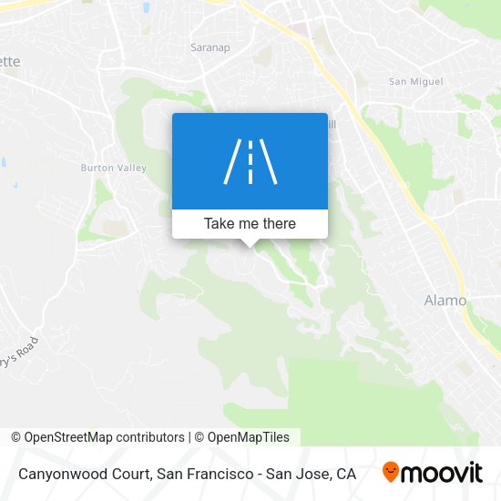 Canyonwood Court map
