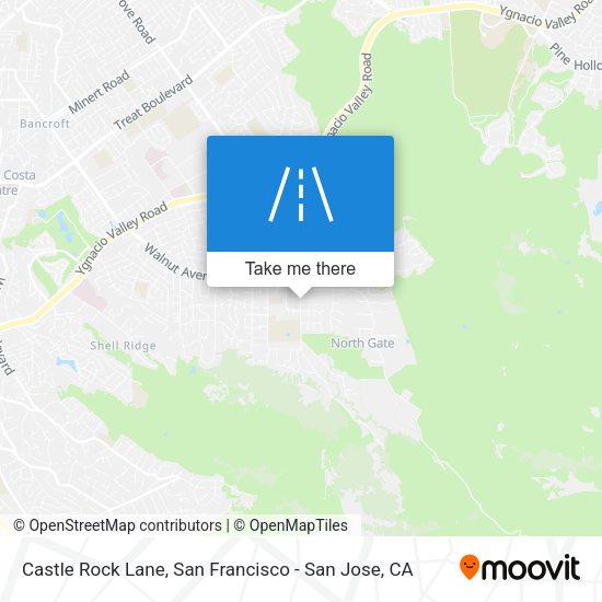 Mapa de Castle Rock Lane