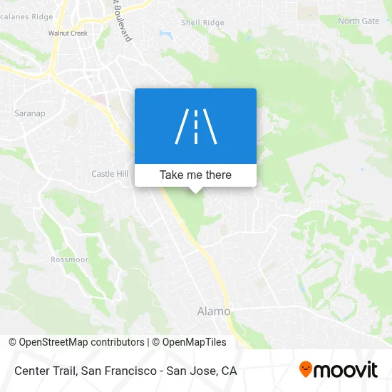 Center Trail map