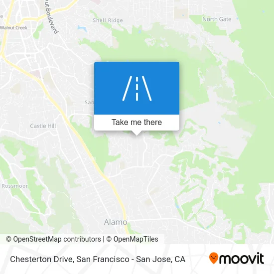 Chesterton Drive map