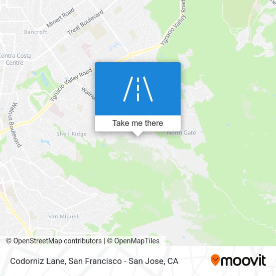 Mapa de Codorniz Lane