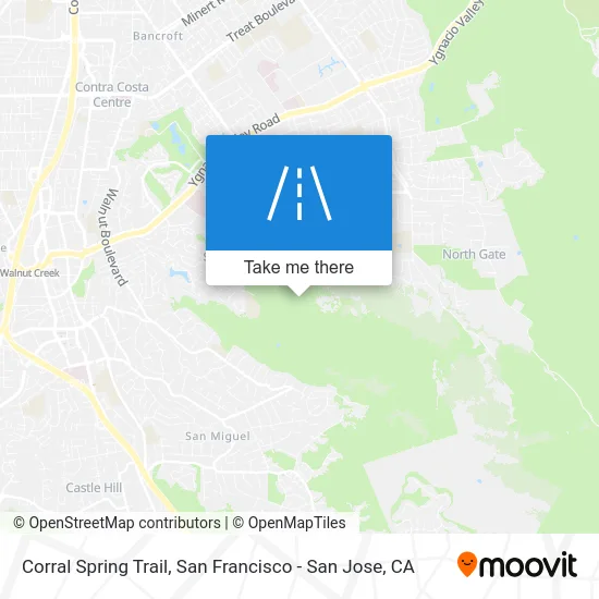 Corral Spring Trail map
