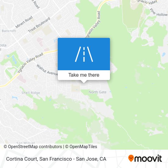 Cortina Court map