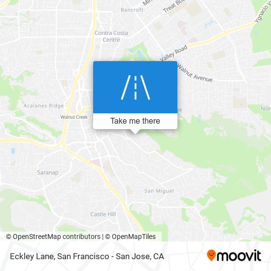 Eckley Lane map